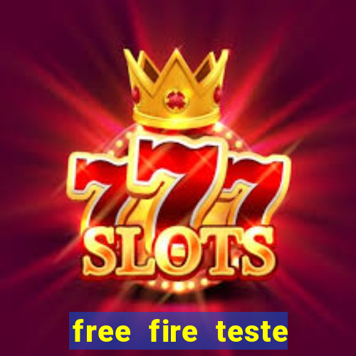 free fire teste grátis jogar agora